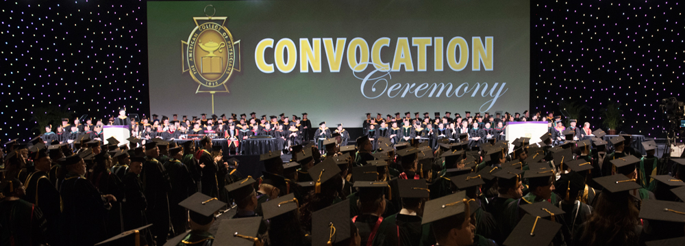ACPs Convocation is a capstone of achievement for many attendees of Internal Medicine Meeting 2018 Photo by Kevin Berne